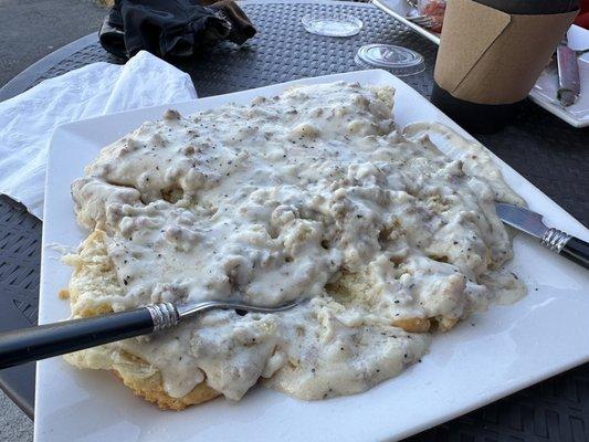 Biscuits and gravy