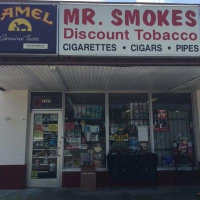 Outside Mr. Smokes