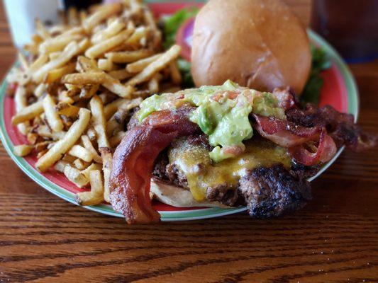 Bacon guacamole  burger