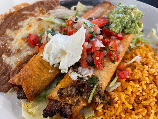 Beef Flautas