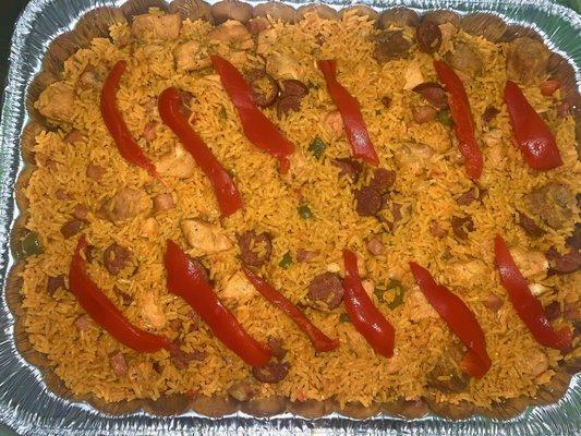 Yellow Rice with Mixed Meats (Arroz Campesino)