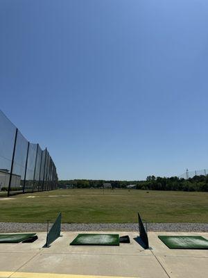 Putting green area