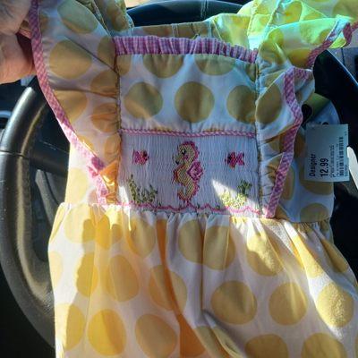 I found this lovely dress for my daughter and is perfect for spring and Easter