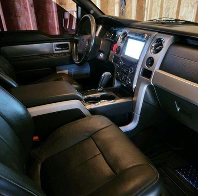 Inside detailing of Truck