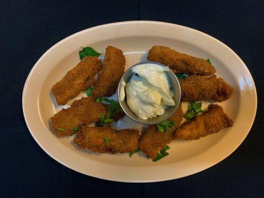 Fish Finger Served with Mayo