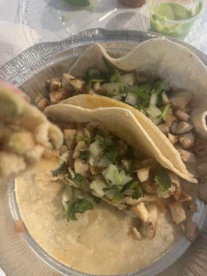 Chicken tacos