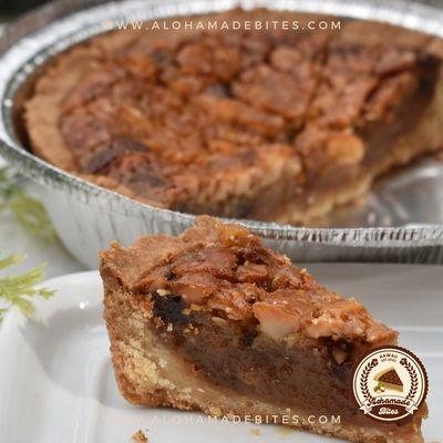 AlohaMade Bites - Handmade and handcrafted Chocolate Macadamia Nut Pie