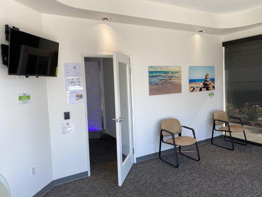 Reception area