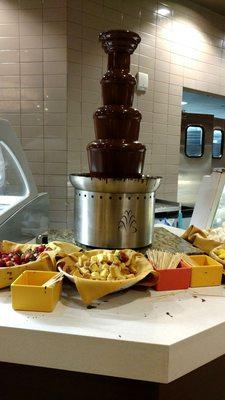 Chocolate fountain. 'Nuff said.