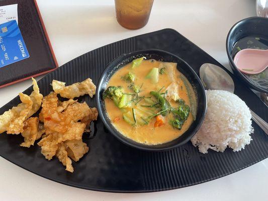 Panang curry with vegetables