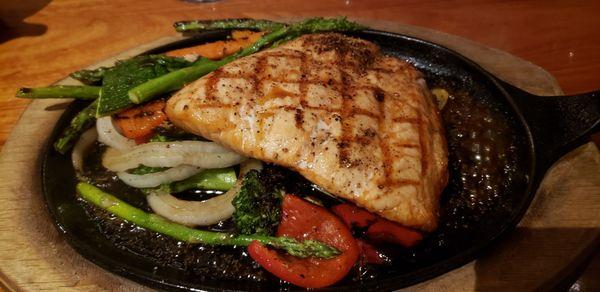 Sizzling Teriyaki salmon