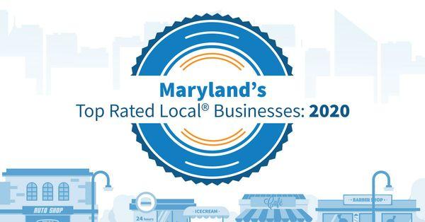 We're pleased to announce that we're been awarded one of Maryland's top rated businesses for 2020.