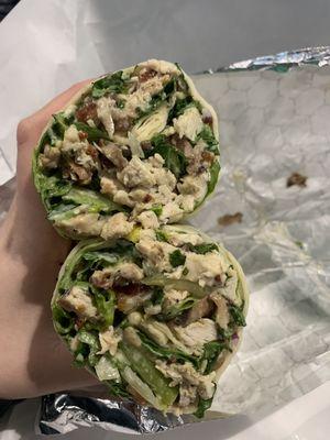 Caesar salad wrap