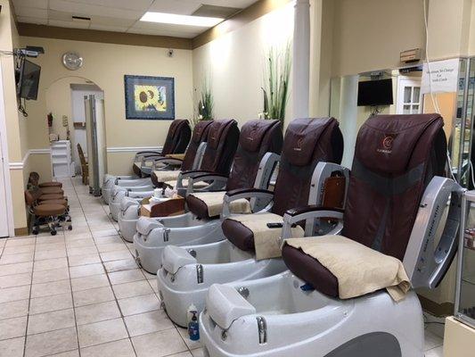 Pedicure chairs