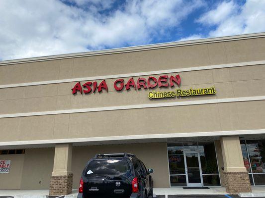 Asia Garden's sign