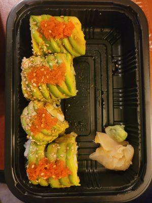 Caterpillar roll (minus one sample!)