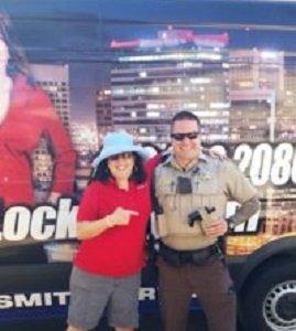 Arizona's Blue Team uses The Lock Lady Locksmith! Back the Blue.