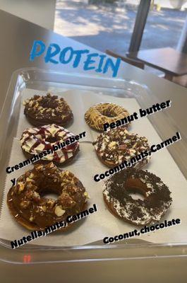 Our gluten-free protein donuts!