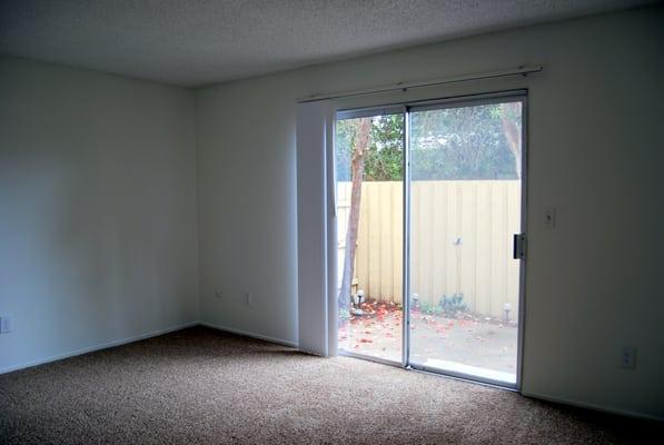 Downstairs units have a private patio and backyard!