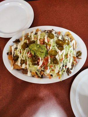 Nachos with Steak