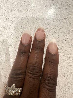 Broken nail after just a few days