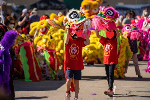 Barnard's annual Chinese New Year Festival - 3T afterschool program dancers