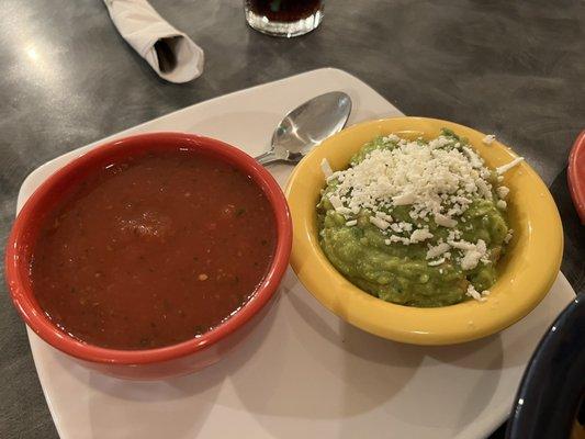 The House Made Guacamole, Salsa & Chips...Yum!!