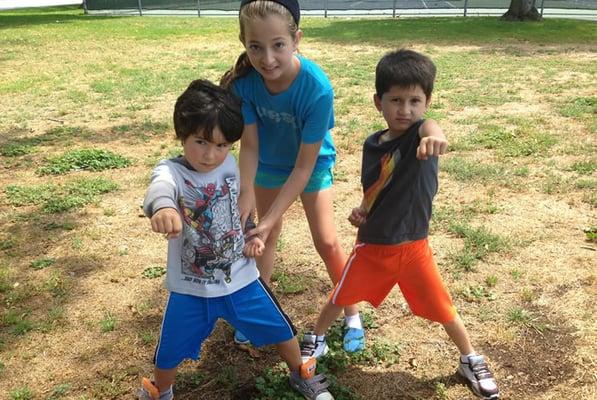 Campers enjoy a week of Kempo style action!