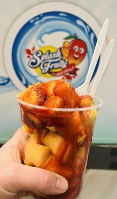 Mixed fruit cup with chamoy & tajin