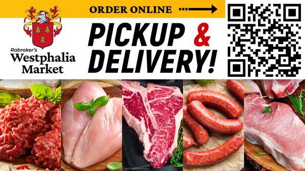 NEW! Order online for in-store pickup or delivery!