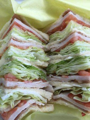 FRESH, GREAT TASTING Clubhouse Sandwich!