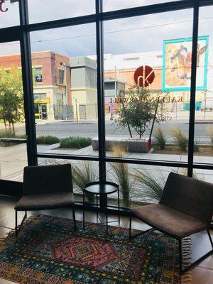 Waiting Area in the Spa lobby.