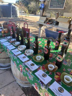 Olive oil tasting