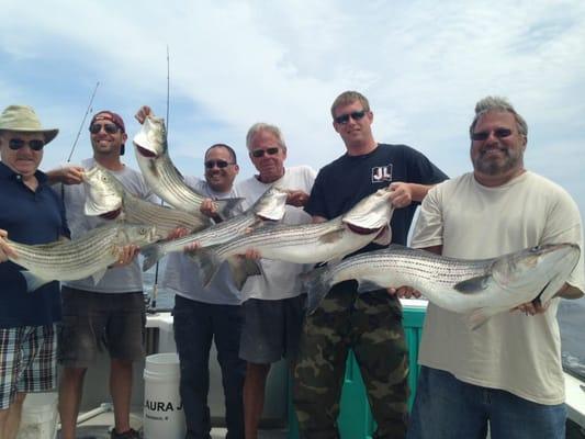 What a perfect day on the Laura J.!  My husband Loren and his friends have been chartering this fishing boat for many years.  LOVE