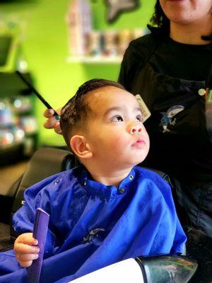 First haircut.