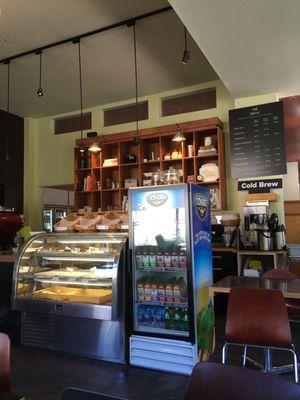 The coffee stand at Cowen! Might be nice to have some more food options in the afternoon, but overall a fine place to sit on a sunny day.