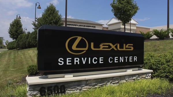 Germain Lexus of Dublin Service Center sign