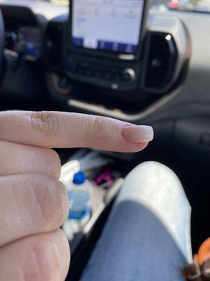 Crooked nail