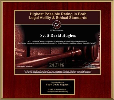 Top Rated Attorney Scott D. Hughes 2018