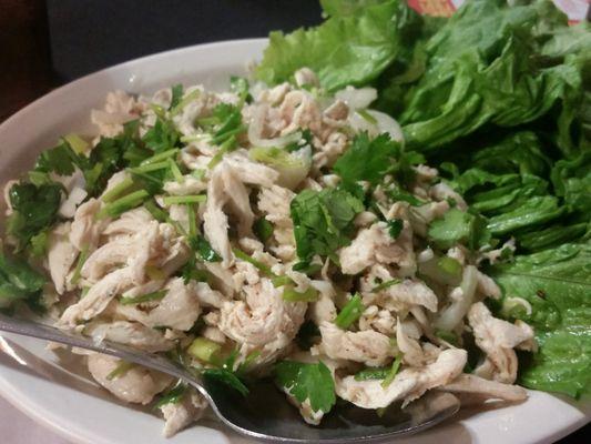 Larb Gai (Thai chicken salad)