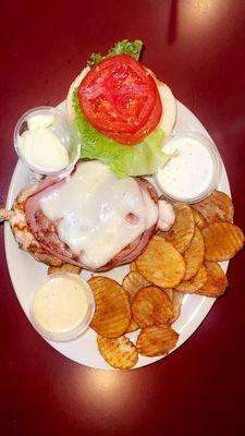 Chicken Conrdon Bleu w/ Buffalo Chips