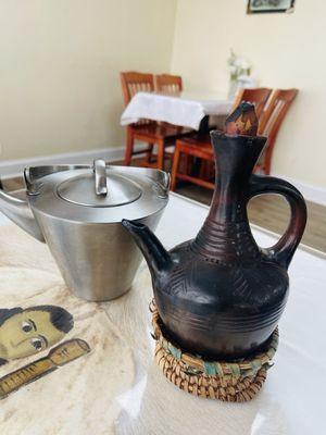 Ethiopian coffee and shai tea