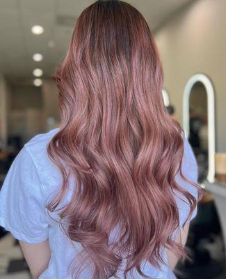 Rose gold pink