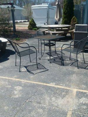 Outside seating