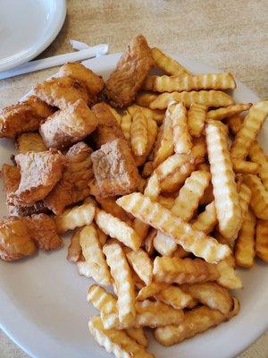 Haddock nuggets! Loved them!