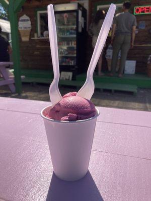 Fireweed ice cream