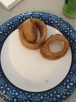 Changed there onion rings and this is all you get for $4.95??? Rediculous