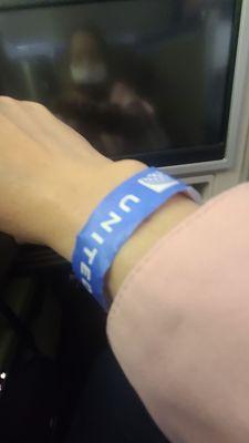 Wristband for Maui arrival