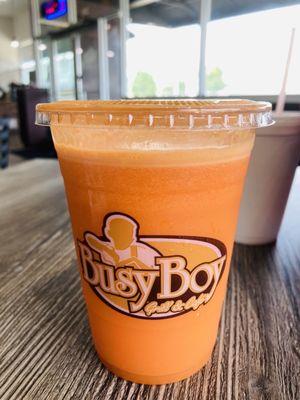 Orange carrot juice