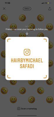 Instagram account